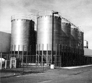 Corrugated-Wall Silo